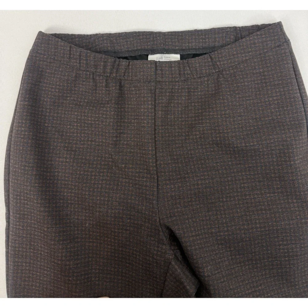 J. Jill Ponte‎ Leggings Pants Houndstooth Brown Black Womens Size Small